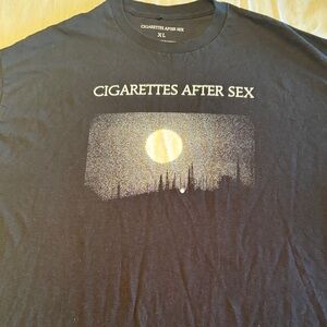 Cigarettes After Sex “ Black “ Tour Official Concert Merch T-Shirt , XL , $23